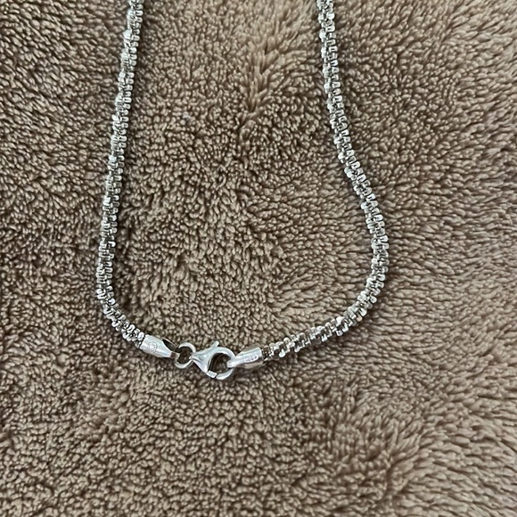 Italian silver necklace 925 - Picture 3 of 9